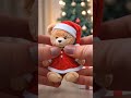 very cute teddy bear for christmas toy crushing ai generated video shorts trending cute toys