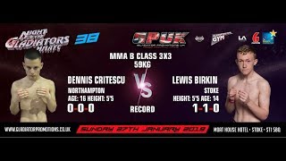 GPUK: Night Of The Gladiators 38 - Lewis Birkin VS Dennis Critescu