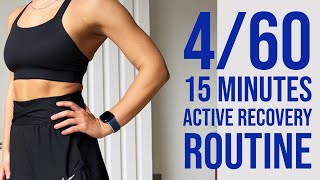 4/60 15 MINUTES ACTIVE RECOVERY WORKOUT | STRETCHING ROUTINE | FITNESS MARATHON | SUMMER IS COMING