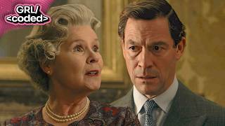 the crown (2022) - queen elizabeth reminds charles who's actually in charge