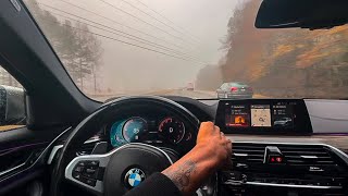 BMW M550i ASMR POV டிரைவ் (4K 60FPS)