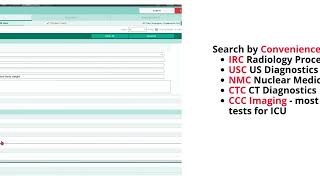 RCH ICU Order Function