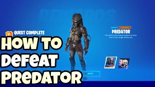 How To Unlock Predator in Fortnite | Defeat Predator | Jungle Hunter Quests