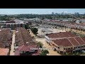 Oct 2021 Melaka Taman Malim Jaya Flash Flood - Aerial View