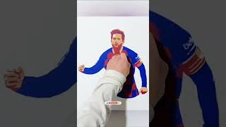 Lionel Messi Stencil spray painting #shorts #ytshorts #painting