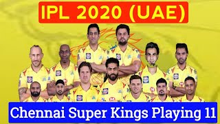 IPL 2020 (UAE) Chennai Super Kings Playing 11 |  CSK Squad 2020 | Chennai Super Kings player list