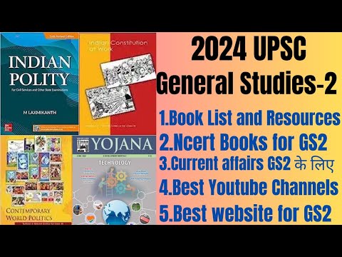 UPSC 2024 General Studies-2 Syllabus, Book List And Study Materials ...