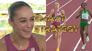Abby Steiner Advances to the 200m Final at World Championships (July 19, 2022)