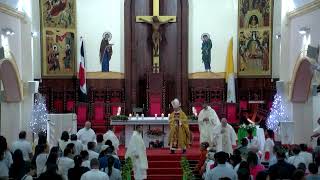 Misa de Feliz año 2025. CATEDRAL SANTA ANA. SFM. RD.