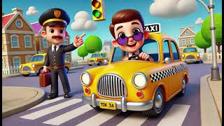 The Friendly Taxi Driver | Nursery Rhymes \u0026 Kids Songs 🎶