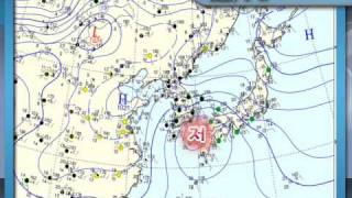 [날씨해설 2011년 10월 22일 05시] 경상남북도해안 다소 강한 비