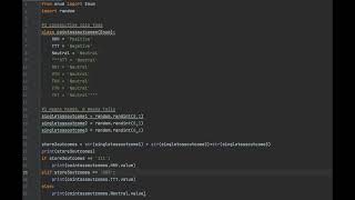 Python example 11 | coin toss with enum and random