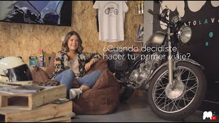 SERETILLA EN EL PUFF / Una motoviajera en una Yamaha SR250