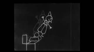 Fantasmagorie 1908 first animated movie in history by Émile Cohl