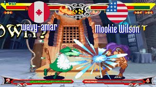 FT5 @vsavj: wavy-amar (CA) vs Mookie Wilson (US) [Vampire Savior vsav Fightcade] Dec 30