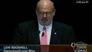 Lew Rockwell at Ron Paul's Rally for the Republic (part 2)