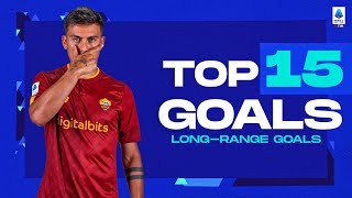 The best 15 long-range goals of the season so far | Top Goals | Serie A 2022/23