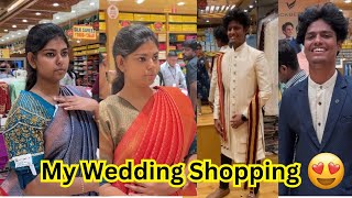 My Wedding Muhurtham Dress Shopping🥰|#srijuu