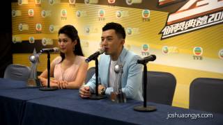 Benjamin Yuen 袁偉豪 \u0026 Eliza Sam 岑麗香 - TVB马来西亚星光荟萃颁奖典礼2013后台媒体访问