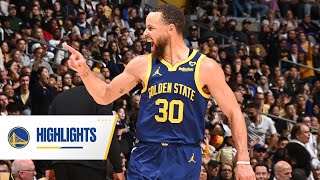 Stephen Curry Gets Buckets in Return vs. Lakers | March 16, 2024