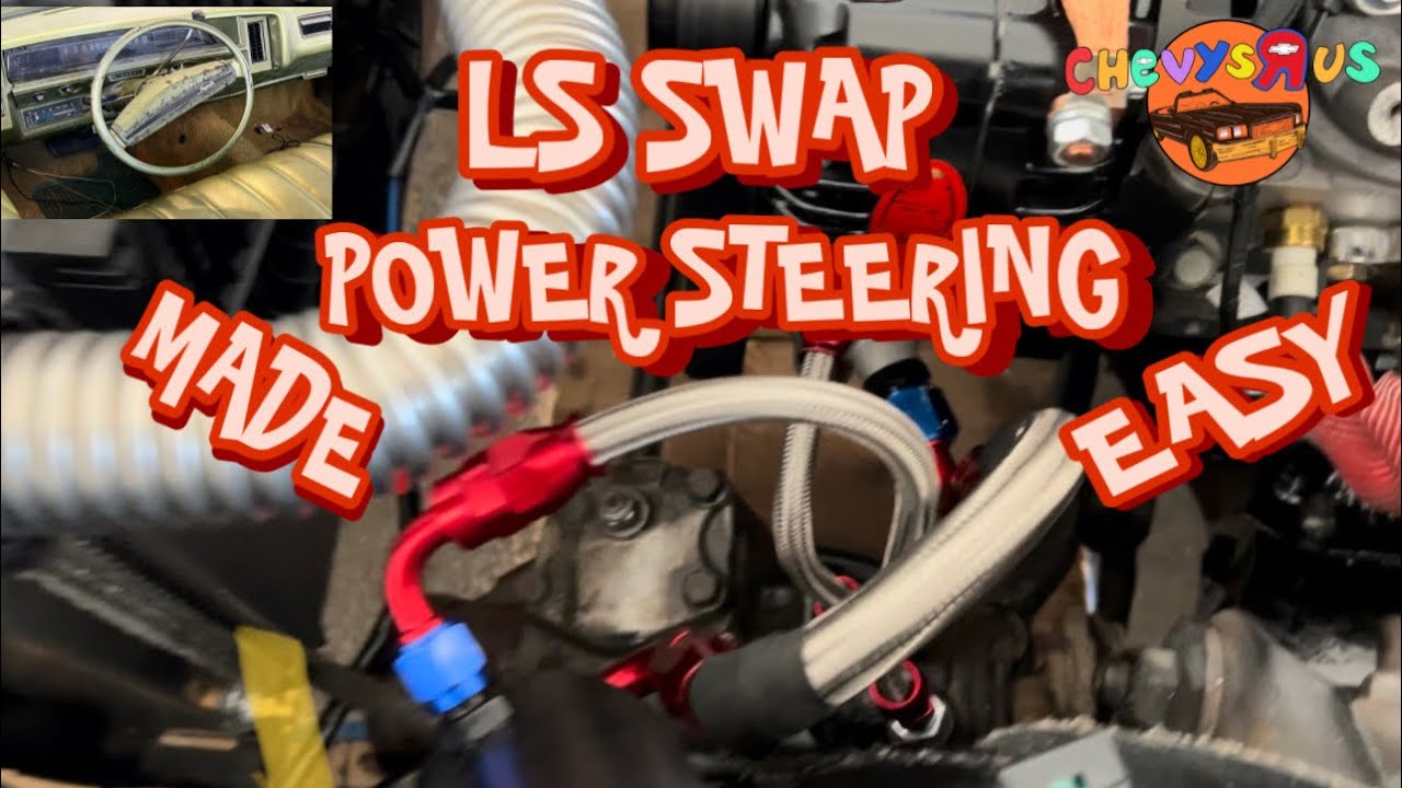Step By Step Route Your Ls Swap Power Steering Lines Youtube