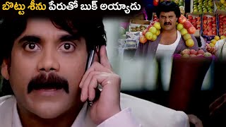 Nagarjuna And Sunil Funny Comedy Scene || King Telugu Movie Scenes || Cinima Nagar