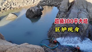 【阿向趕海】超級300平大水坑 兩部戰機狂抽兩小時後 巨鱸現身 一則值500塊