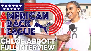 Chloe Abbott Opens Up About Struggles in Track | How's it Being Coached by Bobby Kersee | OC Classic