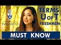 Terms UofT Freshmen Must Know - YOUR GUIDE TO UNIVERSITY OF TORONTO (Part 1)