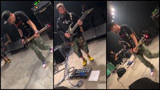 Shavo Odadjian of System of a Down and Steph Carpenter of Deftones rehearsing w/ Cypress Hill (2023)