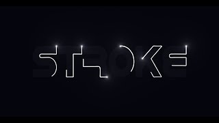 Stroke text Reveal Animation in After Effects | Using Trapcode Particular | AF Tutorials