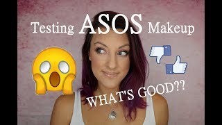 NEW ASOS makeup brand! Testing, demo, and first impressions!