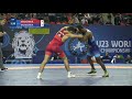 Repechage GR - 55 kg: N. HAKHOYAN (ARM) v. A. HALAKURKI (IND)