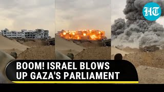 Gaza War: US Navy Destroys Drone From Yemen, Lebanon Strikes Israel | Hamas' Parliament Bombed