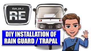 BAJAJ RE - DIY RAIN GUARD TRAPAL INSTALLATION