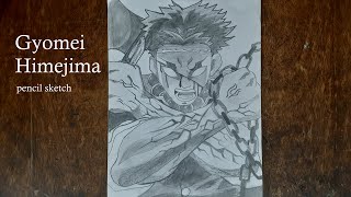 How to draw Gyomei Himejima | How to draw anime | Drawing anime | Demon slayer |#demonslayer #anime