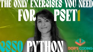 THE ONLY EXERCISES YOU NEED FOR PSET 1: CONDITIONALS - CS50 PYTHON