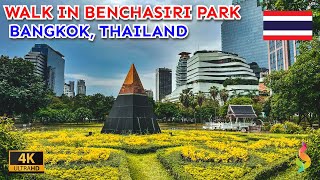 [4K HDR] Walk around Benchasiri Park, Bangkok 🇹🇭