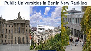 PUBLIC UNIVERSITIES IN BERLIN NEW RANKING