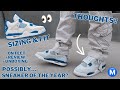 Air Jordan 4 Military Blue Unboxing/Review/On Foot/Sizing/Thoughts | Jayden Nebril