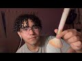 My boyfriend tries ASMR