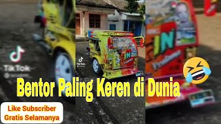 Modifikasi Bentor Terkeren di dunia 😂 #becakmotor