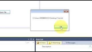 C# Tutorial 24: How to use OpenFileDialog and copy file path