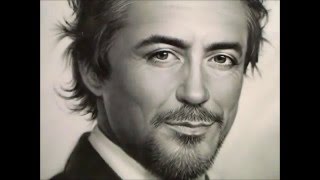 Speed portrait Robert Downey Jr./Быстрый портрет Роберт Дауни Младший