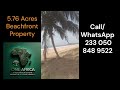 5 76 acres beachfront property available