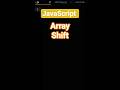 JavaScript Array Shift