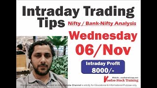 Intraday Jackpot's for 06 Nov | Free Intraday Tips | Intraday Trading Strategies For Beginners