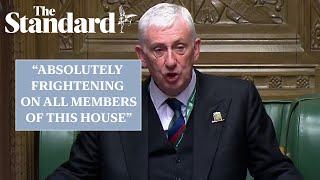 Commons Speaker Lindsay Hoyle apologises for Gaza vote chaos as MPs round on him