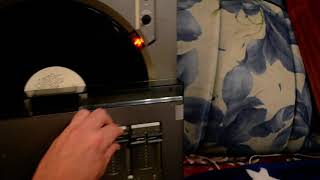 Каравелла 203 стерео- редкий вертикальный электрофон,часть 1 USSR  wall turntable  KARAVELLA-203