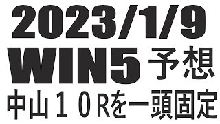 【競馬】２０２３年１月９日のＷＩＮ５予想